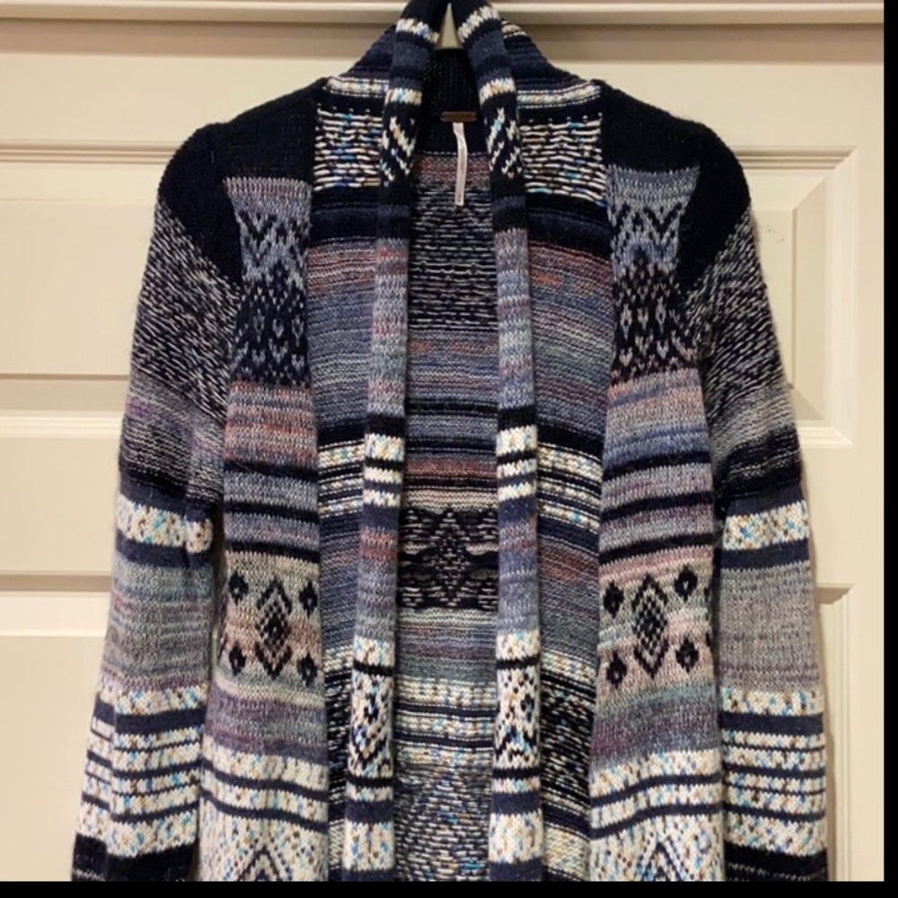 Free People Multicolor Patterned Cardigan - Picture 3 of 5